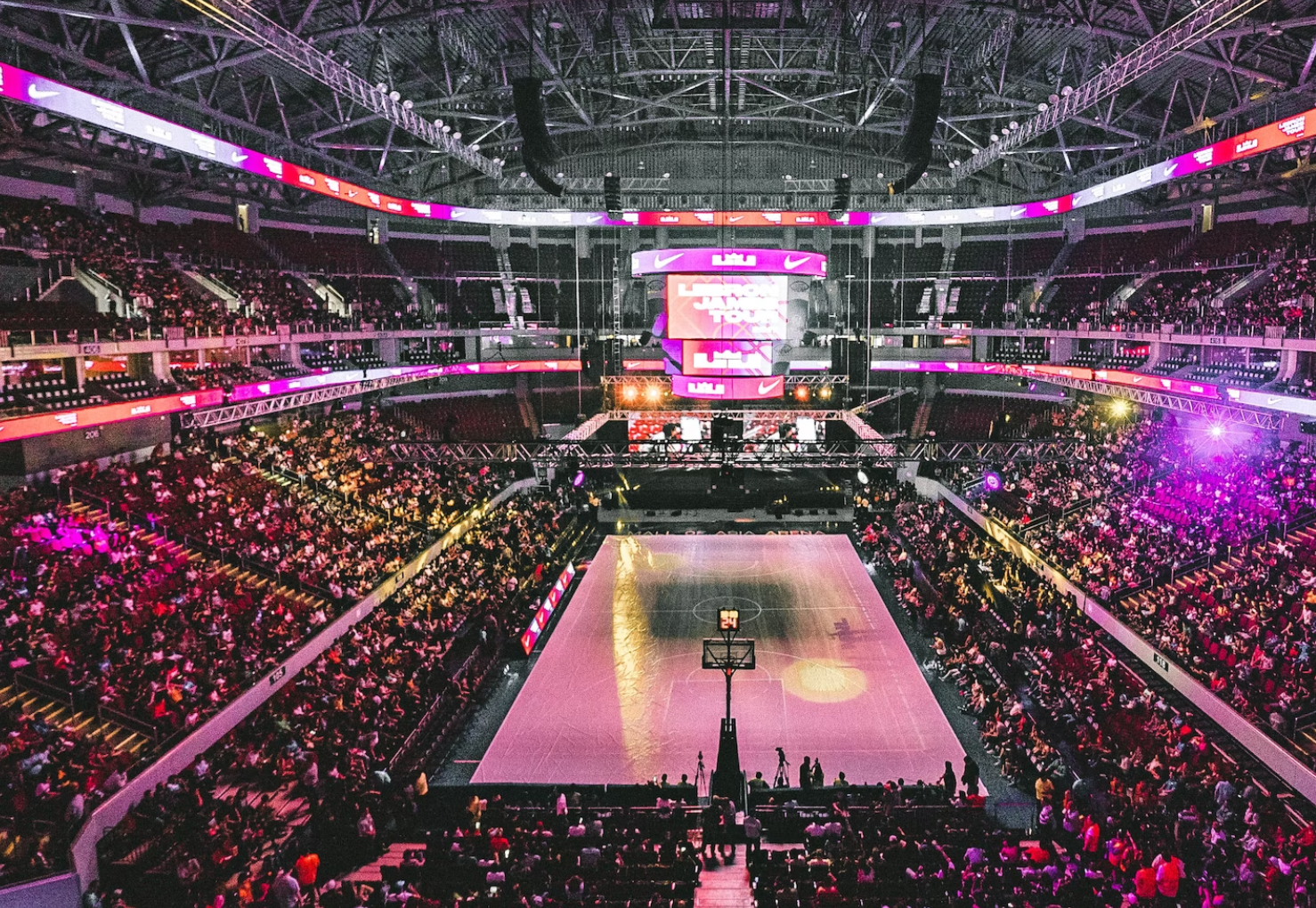 Basketball arena